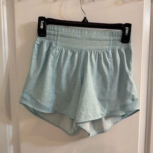 Lululemon Hotty Hot High-Rise Short 4” Heather Lux Multi Icing Blue